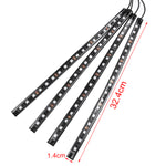 18 LED Colorful Car Interior Floor RGB Strip Light