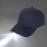 LED light glowing outdoor climbing hat