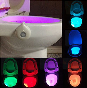 Multi Color Led Sensor Toilet Night Light