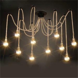 1.5M 3/4/5/6/8/10 Hemp Rope Chandelier