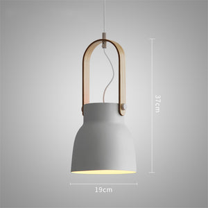 Nordic Loft LED Iron Pendant Lights Restaurant Room Bedroom