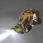 LED light glowing outdoor climbing hat