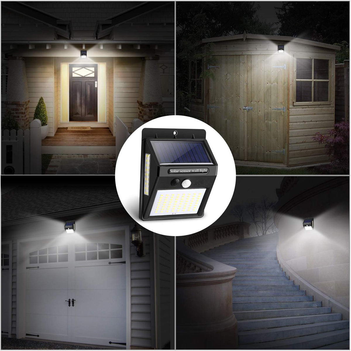 PIR Motion Sensor Safety Outdoor Garden Wall Light