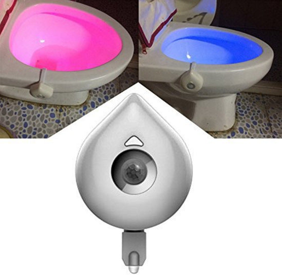 Multi Color Led Sensor Toilet Night Light