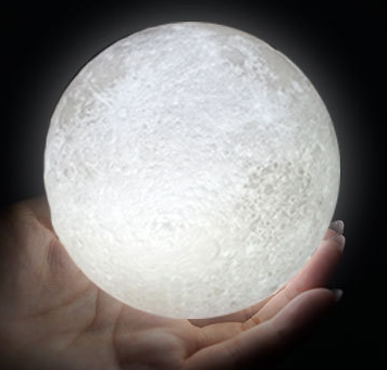 Printed Moon Light Lamp