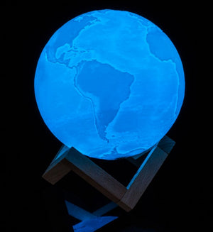 Printed Moon Light Lamp