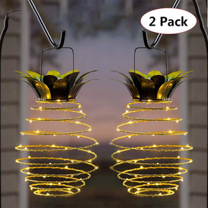 Outdoor Solar Light Waterproof Pineapple Shape Garden Solar Lamp