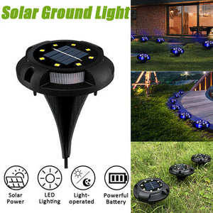 LED Solar Disk Buried Lawn Light