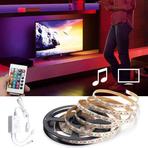 Music Activated Remote Control 5050 LED Strip Light