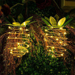 Outdoor Solar Light Waterproof Pineapple Shape Garden Solar Lamp