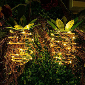 Outdoor Solar Light Waterproof Pineapple Shape Garden Solar Lamp