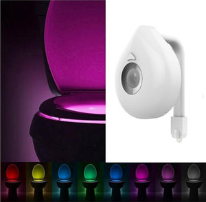 Multi Color Led Sensor Toilet Night Light