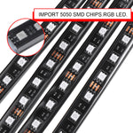 18 LED Colorful Car Interior Floor RGB Strip Light