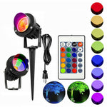 10W RGB LED Waterproof Garden Spot Light