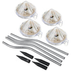 4 Packs Solar Garden Lights