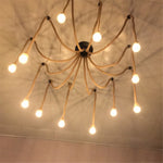 1.5M 3/4/5/6/8/10 Hemp Rope Chandelier