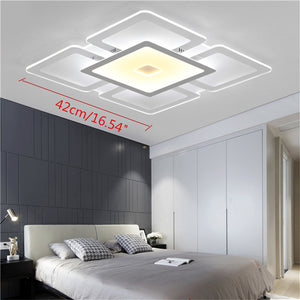 42cm Acrylic Squarer Modern Ceiling Light