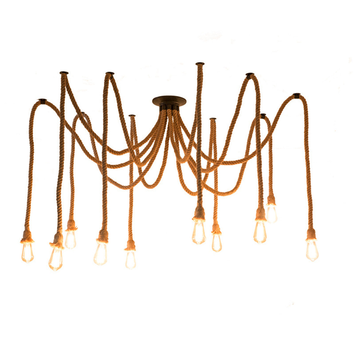 1.5M 3/4/5/6/8/10 Hemp Rope Chandelier